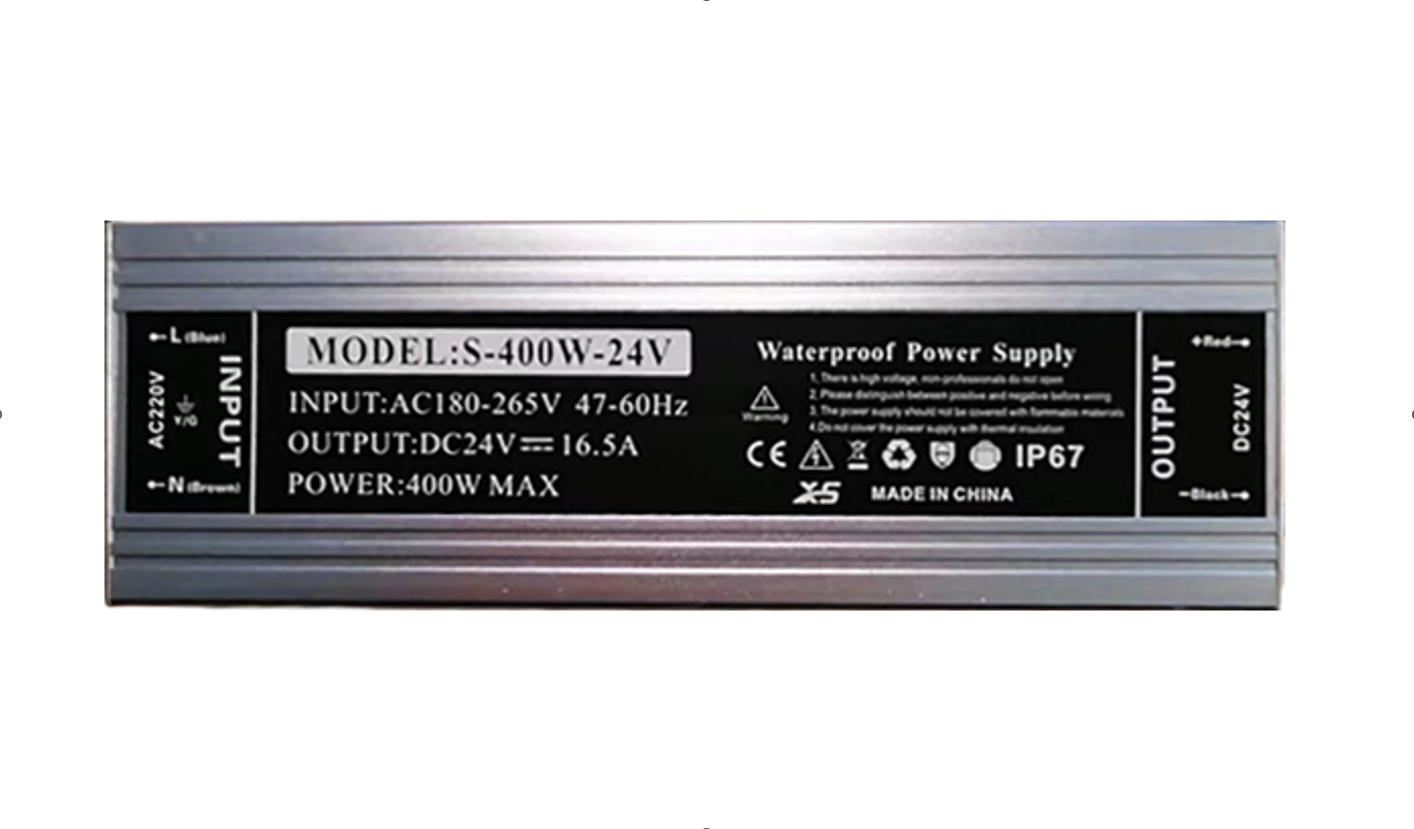 Τροφοδοτικό S-400W-24V Μετασχηματιστής για 320 LED (24V 600W) - Image 1