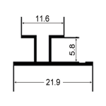 Wall Panel Aluminum Alloy Fitting 501 Duplex line - Image 2
