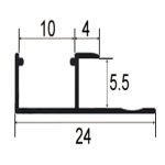 Wall Panel Aluminum Alloy Fitting 518 Side light strip - Image 2