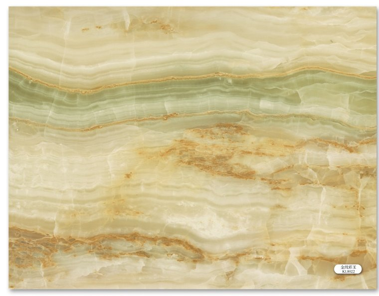 KL8022 Marble PVC yellow KL8022