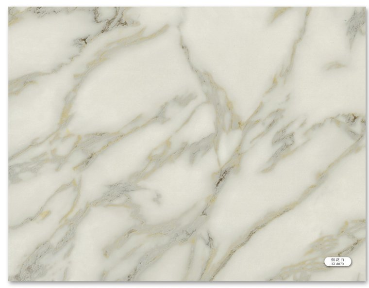 KL8070 Marble PVC white KL8070