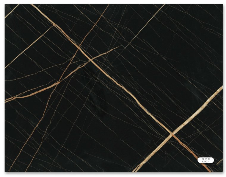 KL8231 Marble PVC black KL8231