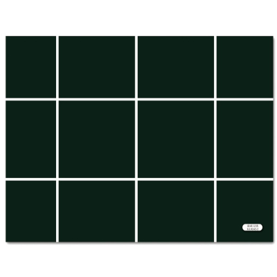 PVC Plain Mosaic and Brick Tiles green KL8242-2