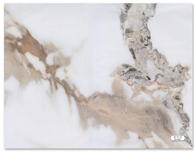 KL8266 Marble PVC white KL8266