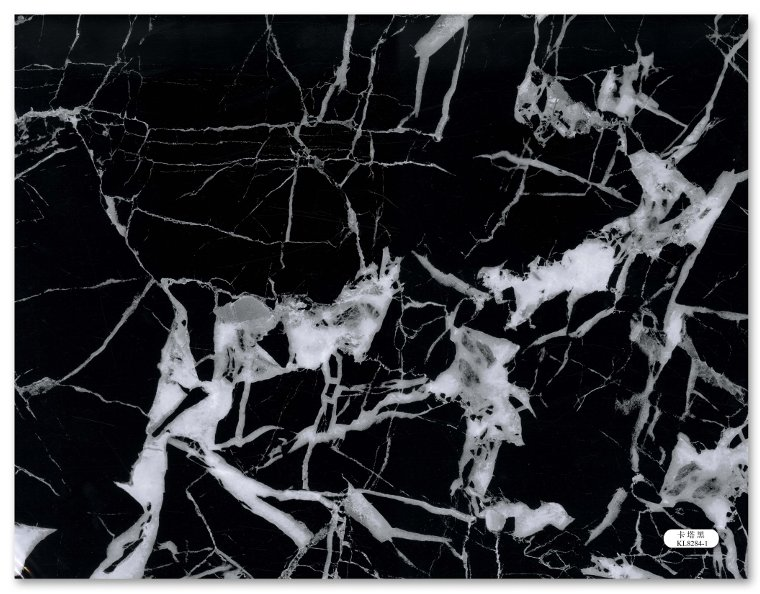 KL8284-1 Marble PVC black KL8284-1