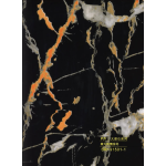 Hollow grille for light strip marble black SR-91501-1