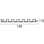 WPC - Ραβδωτό Πάνελ Μάρμαρο No SR-90302-1-135 - Image 2