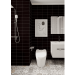 Αδιάβροχo Πάνελ Baths black red - Image 2