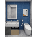 Αδιάβροχo Πάνελ Baths blue cube - Image 2