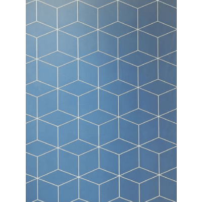 Αδιάβροχo Πάνελ Baths blue cube