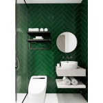 Αδιάβροχo Πάνελ Baths green herringbone - Image 2