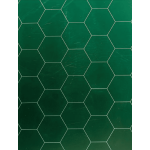 Αδιάβροχo Πάνελ Baths green hexagon