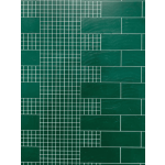 Αδιάβροχo Πάνελ Baths green mosaic