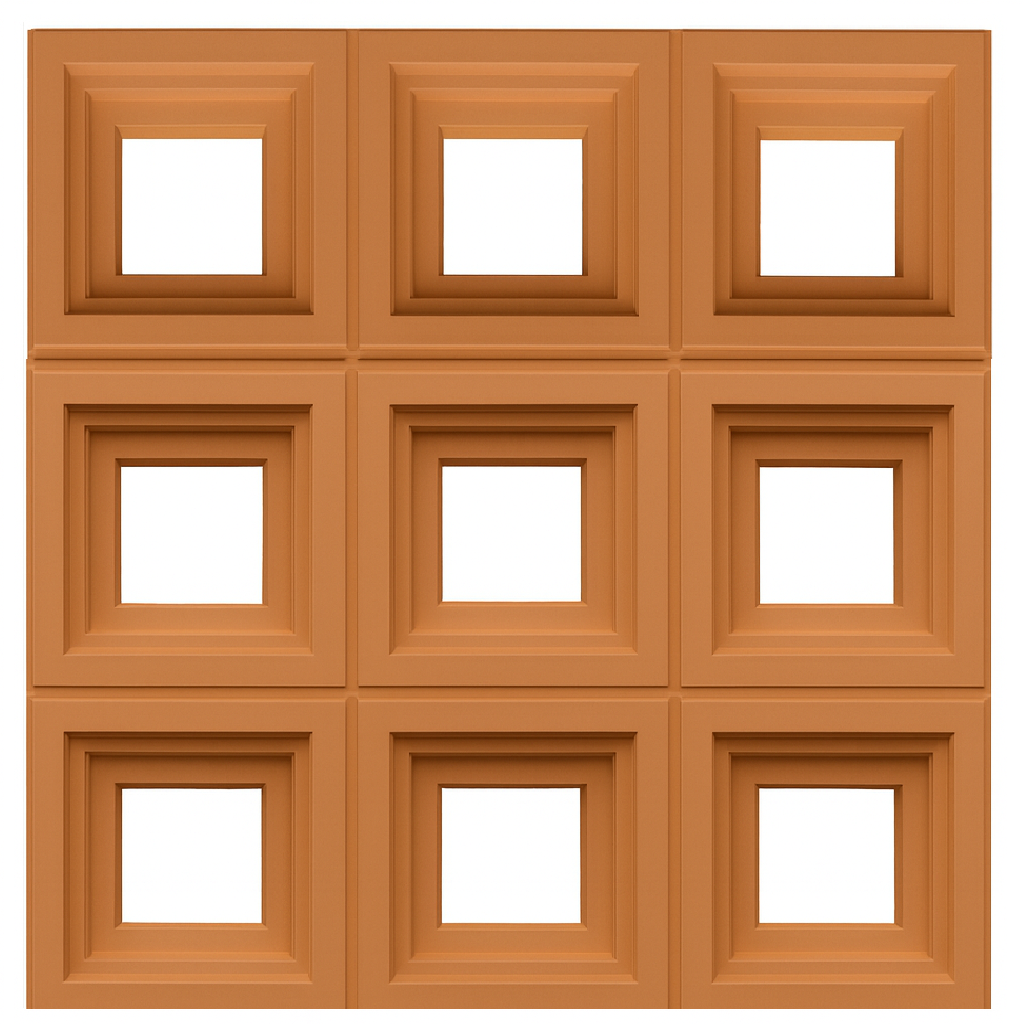 JF-632-HLC-7A-earth-yellow PU Component - 9 Blocks JF-632